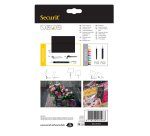 Targhette - 5,2 x 7,4 cm (A8) - nero - Securit - set 20 pezzi