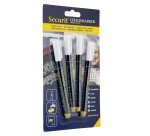 Marcatore a gesso liquido - punta fine da 1,00-2,00 mm - bianco - Securit - conf. 4 pezzi