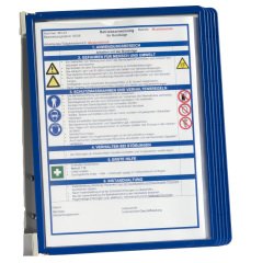 Leggio da parete Vario Wall 5 - 5 pannelli Sherpa inclusi - blu - Durable