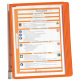 Leggio da parete Vario Wall 5 - 5 pannelli Sherpa inclusi - arancione - Durable