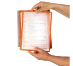 Leggio da parete Vario Wall 5 - 5 pannelli Sherpa inclusi - arancione - Durable