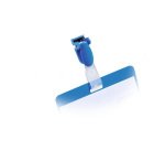 Portanome a tasca aperta - clip in plastica - 6 x 9 cm - blu - Durable - conf. 25 pezzi