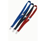 Cordoncini portabadge - larghezza 2 cm - rosso - Durable - conf. 10 pezzi