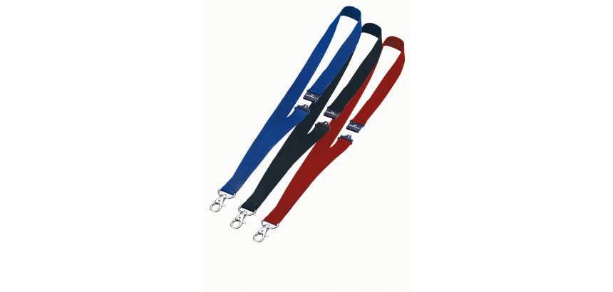 Cordoncini portabadge - larghezza 2 cm - rosso - Durable - conf. 10 pezzi