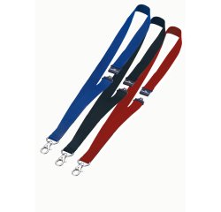 Cordoncini portabadge - larghezza 2 cm - blu - Durable - conf. 10 pezzi