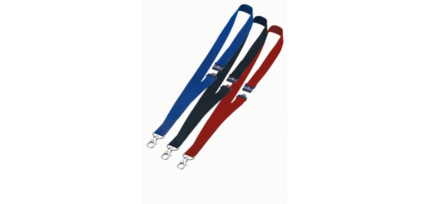 Cordoncini portabadge - larghezza 2 cm - blu - Durable - conf. 10 pezzi