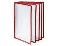 Pannelli di ricambio Sherpa per leggii Vario - rosso - Durable - conf. 5 pezzi