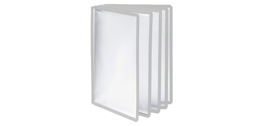 Pannelli di ricambio Sherpa per leggii Vario - grigio - Durable - conf. 5 pezzi