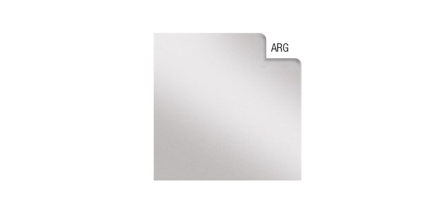 Carta velina - 50 x 70 cm - 24 gr - argento - Rex Sadoch - busta 24 fogli