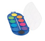 Pastiglie Acquerelli  - ø 44mm - colori assortiti - Primo - astuccio 10 pastiglie