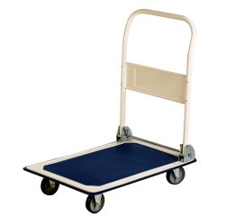 Carrello portatutto PZS150 - pieghevole - 74 x 48 x 83 cm - portata massima 150 kg - bianco/blu - Serena Group