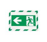 Cornice Duraframe Security - adesiva - pannello magnetico - A4  (21 x 29,7 cm) - verde/bianco - Durable