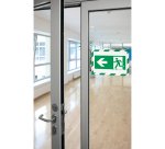 Cornice Duraframe Security - adesiva - pannello magnetico - A4  (21 x 29,7 cm) - verde/bianco - Durable