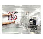 Cornice Duraframe Security - adesiva - pannello magnetico - A4  (21 x 29,7 cm) - rosso/bianco - Durable