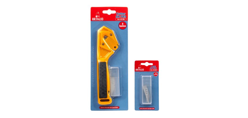 Artiglio 4319B utility knife Yellow Snap-off blade knife