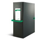 Scatola archivio Big Next - dorso 20 cm - 25 x 35 cm - nero/verde - Sei Rota