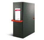 Scatola archivio Big Next - dorso 20 cm - 25 x 35 cm - nero/rosso - Sei Rota