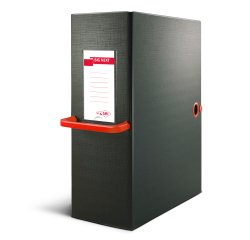 Scatola archivio Big Next - dorso 20 cm - 25 x 35 cm - nero/rosso - Sei Rota
