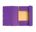 Exacompta Elasticated Folder, 3-Flap, 400gsm Pressboard, A4