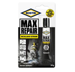 Adesivo Max Repair - universale - 20 gr - trasparente - Bostik