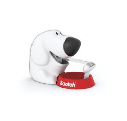 Dispenser Fido - 1 rotolo Scotch Magic 810 1,9 cm x 7,5 m incluso - bianco/nero - Scotch