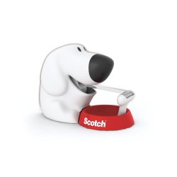 Dispenser Fido - 1 rotolo Scotch Magic™ 810 1,9 cm x 7,5 m incluso - bianco/nero - Scotch