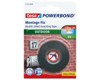 Nastro biadesivo Powerbond - per esterni - 1,9 cm x 1,5 m - bianco - Tesa