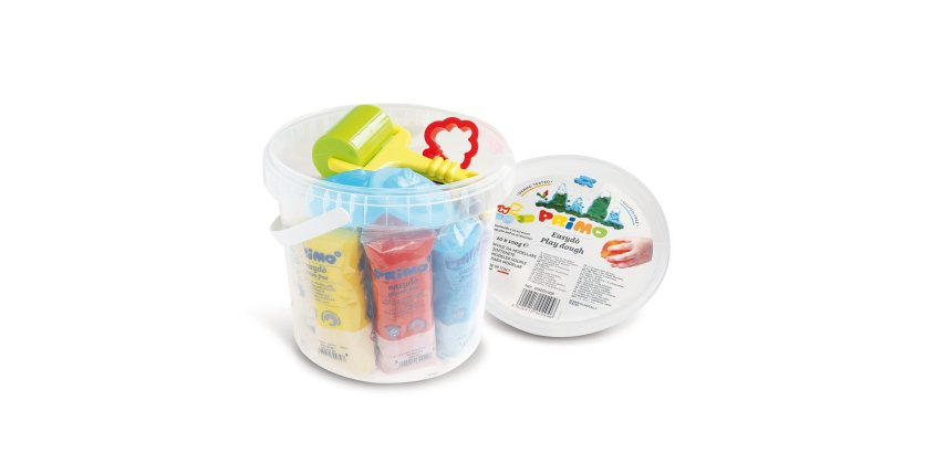 Pasta soffice Easy Dò - 100gr - Primo - Secchiello 10 panetti con accessori