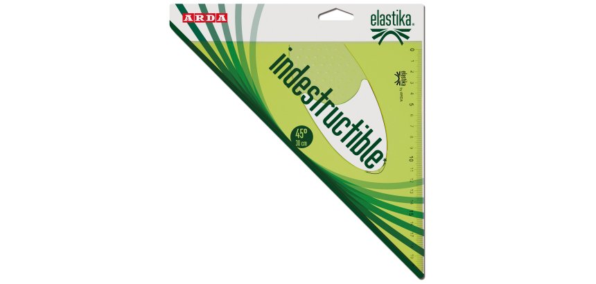 Squadra serie Elastika - 45gradi - 30cm - Arda