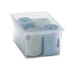 Contenitore multiuso Light Box M/2 - 19,5x28x13,2 cm - 6 L - plastica -  trasparente - Terry