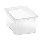 Contenitore multiuso Light Box M/2 - 19,5x28x13,2 cm - 6 L - plastica -  trasparente - Terry