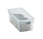 Contenitore multiuso Light Box S - 17,8x39,6x13,2 cm - 7 L - plastica - trasparente - Terry