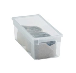 Contenitore multiuso Light Box S - 17,8x39,6x13,2 cm - 7 L - plastica - trasparente - Terry