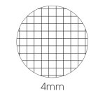 Blocco notes BM90 - A4 - collato lato lungo - quadretti 4mm - 50fg - 90gr - 4fori - copertina 250gr - BM