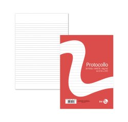 Foglio protocollo - A4 - 1 rigo - 60 gr - BM - conf. 20 pezzi