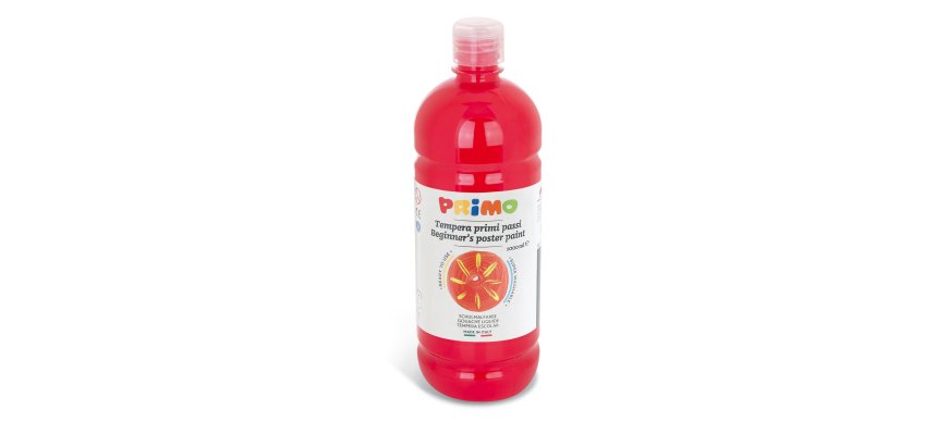 Primo 204BR1000300 tempera paint 1000 ml Bottle Red