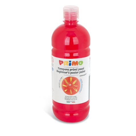 Tempera pronta Primi Passi - 1 L - rosso vermiglio - Primo