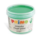 Ditacolor colori a dita - 100ml  - c/pennello - Primo - valigetta 6 colori