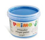 Ditacolor colori a dita - 100ml  - c/pennello - Primo - valigetta 6 colori