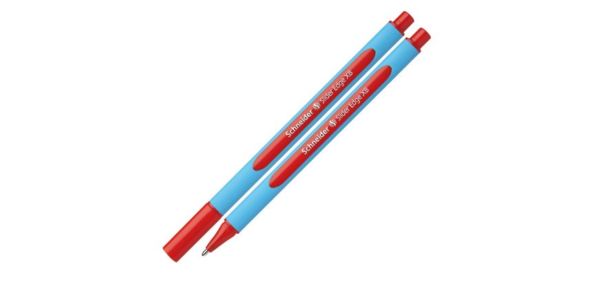 Penna a sfera Slider Edge  - tratto XB - rosso - Schneider