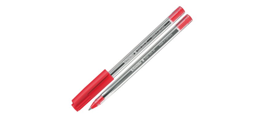 Penna a sfera con cappuccio Tops 505  - tratto 0,7mm  - rosso - Schneider