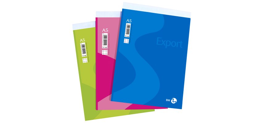 Blocco note Export - 5mm - 150 x 210mm - 50gr - 50 fogli - BM