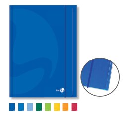 Cartellina Color - 25,5x35cm - 3 lembi - con elastico - colori assortiti - BM