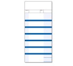 Blocco comande a 7 tagliandi - 10 x 22cm - 25x2cm - 25 fogli x 2 copie ricalcanti - BM
