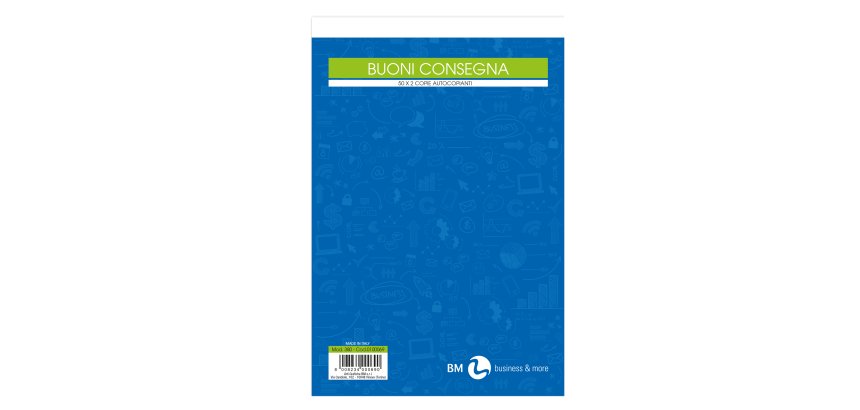 Blocco buoni di consegna - 50 fogli x 2 copie ricalcanti - 150 x 225 mm - BM