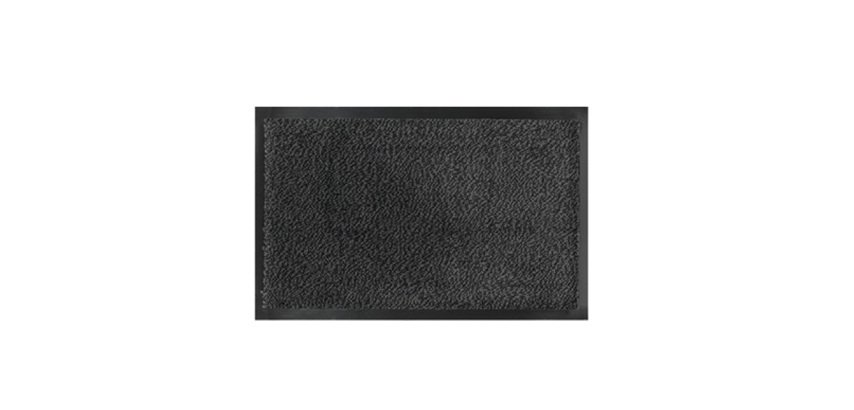 Zerbino asciugapassi Nevada - 90 x 120 cm - grigio antracite - Velcoc