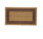 Zerbino Cocco - 60 x 100 cm - fondo in vinile - marrone - Velcoc