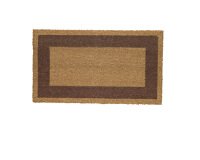 Zerbino Cocco - 60 x 100 cm - fondo in vinile - marrone - Velcoc