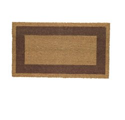 Zerbino Cocco - 60 x 100 cm - fondo in vinile - marrone - Velcoc