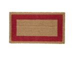 Zerbino Cocco - 60 x 100 cm - fondo in vinile - rosso - Velcoc